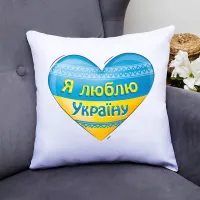 Подушка декоративна з принтом 