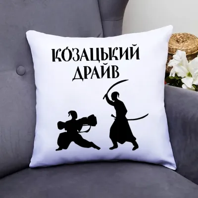 Декоративна подушка з принтом 