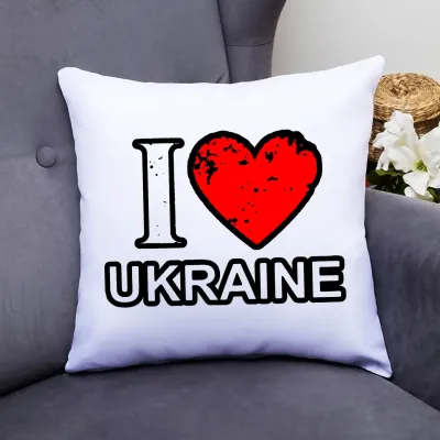 Подушка декоративна з принтом 