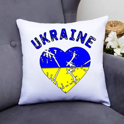 Подушка декоративна з принтом 
