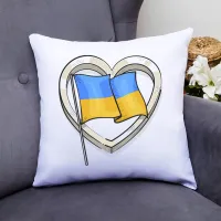 Декоративна подушка з принтом 