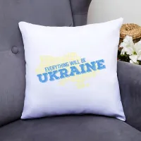 Декоративна подушка з принтом 