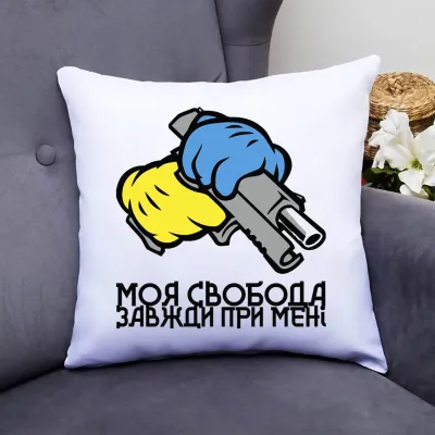 Декоративна подушка з принтом 