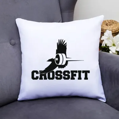 Подушка декоративна з принтом Crossfit 5 Push IT Білий Кавун П000646