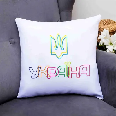 Декоративна подушка з патріотичним принтом Декоративна подушка з патріотичним принтом