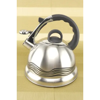 Кухонний чайник зі свистком для всіх типів плит A-PLUS WK-1384 3.2 л Steel