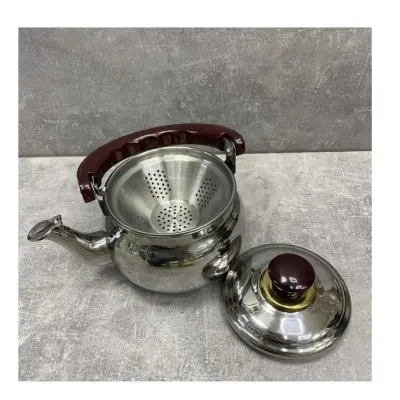 Чайник кухонний зі свистком та заварником A-PLUS WK-9028 1,8 л Steel