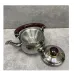 Чайник кухонний зі свистком та заварником A-PLUS WK-9028 1,8 л Steel