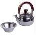Чайник кухонний зі свистком та заварником A-PLUS WK-9028 1,8 л Steel