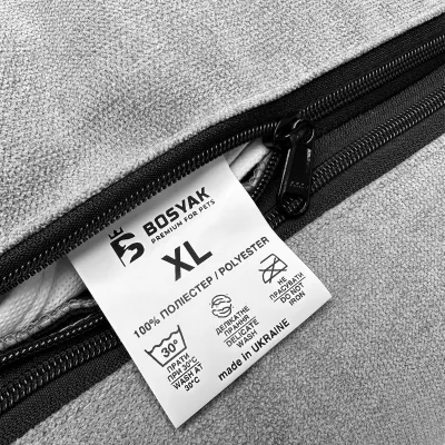 Лежак EGO Bosyak XL 110х85х25 см Сірий