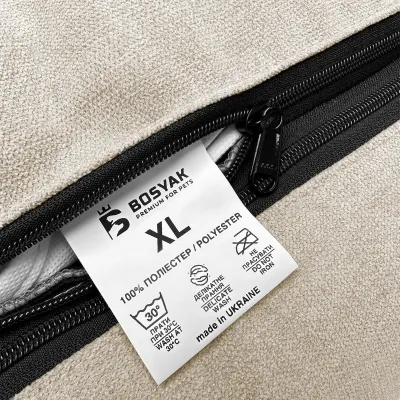 Лежак EGO Bosyak Жаккард XL 110х85х25 см Бежевый Лежак EGO Bosyak Жаккард XL 110х85х25 см Бежевый