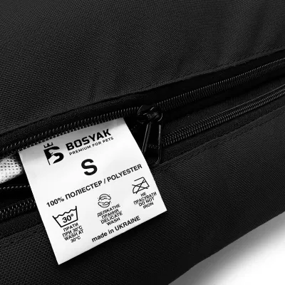 Лежак для собак и котов EGO Bosyak Waterproof S 65х55х20 см Черный