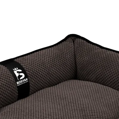 Лежак для собак та котів EGO Bosyak Soft S 65х55х20 см Коричневий