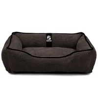 Лежак для собак та котів EGO Bosyak Soft S 65х55х20 см Коричневий