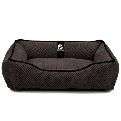 Лежак для собак та котів EGO Bosyak Soft S 65х55х20 см Коричневий