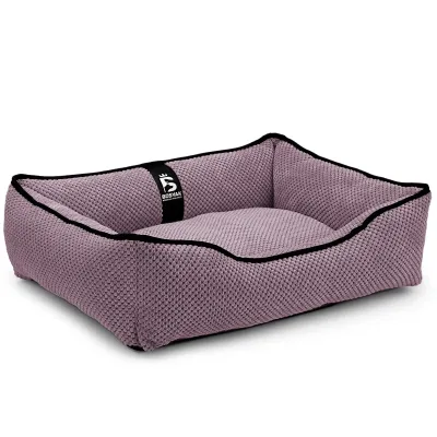 Лежак для собак и котов EGO Bosyak Soft S 65х55х20 см Розовый