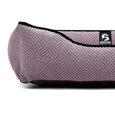 Лежак для собак и котов EGO Bosyak Soft S 65х55х20 см Розовый