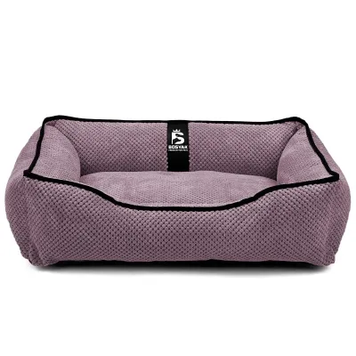 Лежак для собак и котов EGO Bosyak Soft S 65х55х20 см Розовый