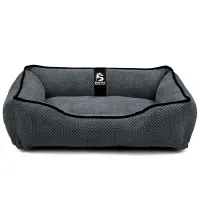 Лежак для собак и котов EGO Bosyak Soft S 65х55х20 см Серый Лежак для собак и котов EGO Bosyak Soft S 65х55х20 см Серый