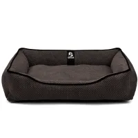 Лежак для собак та котів EGO Bosyak Soft M 75х65х20 см Коричневий