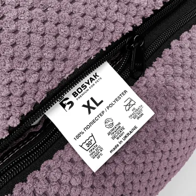 Лежак EGO Bosyak XL 110х85х25 см Рожевий