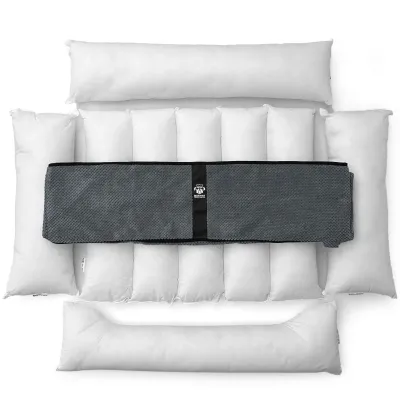 Лежак EGO Bosyak Soft XL 110х85х25 см Серый