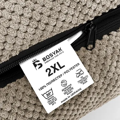 Лежак EGO Bosyak Soft 2XL 120х100х25 см Бежевий