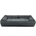Лежак для собак всіх порід EGO Bosyak 2XL 120х100х25 см Сірий