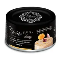 Корм влажный Cherie Healthy Living Pettric Мусс из курицы и тыквы для кошек 80 г