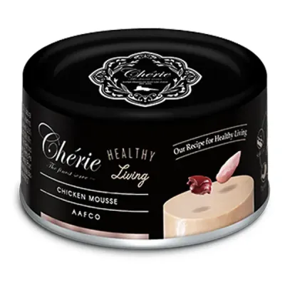 Корм вологий Cherie Healthy Living Chicken Мус із курки для котів Pettric 80 г