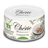 Вологий корм Cherie Hairball Control Pettric для котів контроль освіти грудочок вовни тунець та краб 80 г Вологий корм Cherie Hairball Control Pettric для котів контроль освіти грудочок вовни тунець та краб 80 г