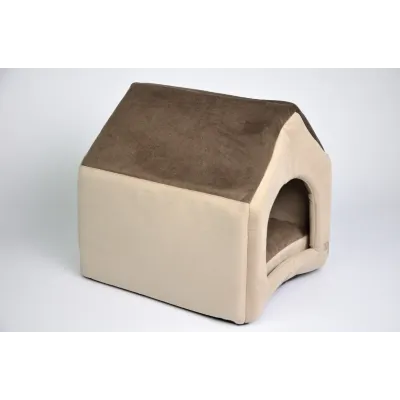 Хатка 304052 Zoobaza бежевий коричневий 38х48х43 см