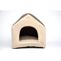 Хатка 304052 Zoobaza бежевий коричневий 26х27х27 см