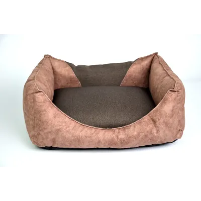 Лежак прямокутний 304080 Zoobaza коричневий 70х100х25 см