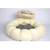 Лежак круглий 304083 Zoobaza молочний 60х15 см Лежак круглий 304083 Zoobaza молочний 60х15 см