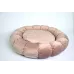 Лежак круглый 304083 Zoobaza розовый 54х14 см