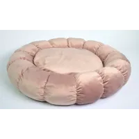 Лежак круглый 304083 Zoobaza розовый 43х13 см