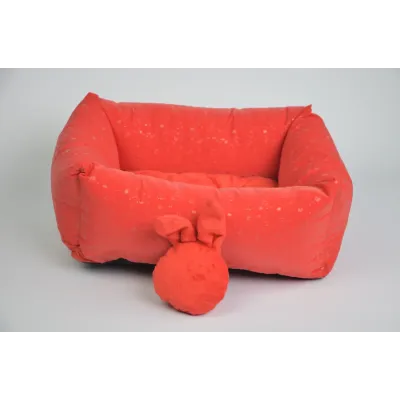 Лежак 305039 Zoobaza красный 55х75х18 см