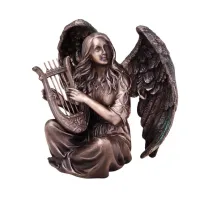 Настольная фигурка Ангел с арфой 18 см AL226525 Veronese Настольная фигурка Ангел с арфой 18 см AL226525 Veronese
