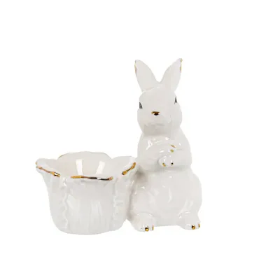 Подставка под яицо Rabbit фарфор 10см AL226734 Lefard