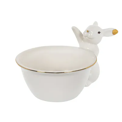 Фекоративное фарфоровое блюдо Rabbit 19см AL226738 Lefard