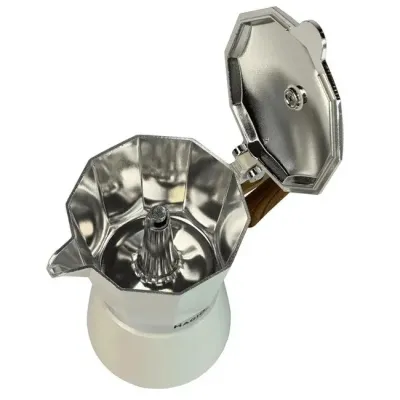 Гейзерна кавоварка 150 мл MAGIO MG-1007 White Гейзерна кавоварка 150 мл MAGIO MG-1007 White