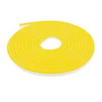 Силіконова стрічка NEON 5 метрів 12V-220V LED 0764 Yellow