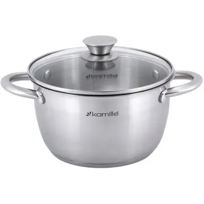 Кастрюля Gladys нержавеющая сталь с мерной шкалой 3л DP61259 Kamille