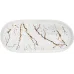 Фарфоровое блюдо Esmalte de Mármol blanco овальное 30х16.5х2.5см DP186201 BonaDi