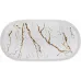 Фарфоровое блюдо Esmalte de Mármol blanco овальное 30х16.5х2.5см DP186201 BonaDi