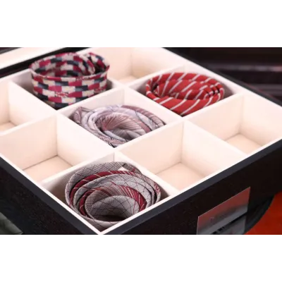Шкатулка для хранения галстуков Salvadore Tie/6070/9.OAK.BL Черный (Tie/6070/9.OAK.BL) Шкатулка для хранения галстуков Salvadore Tie/6070/9.OAK.BL Черный (Tie/6070/9.OAK.BL)