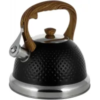 Чайник Fractus Black 2.7л со свистком DP186644 Kamille