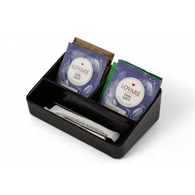 Подставка под чайный пакетик One Chef 15,5х10х5 см Черная