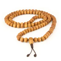 Чотки Сандал Білий Santalum Sandalwood Vajra 8.3 мм Південна Індія (27599) Чотки Сандал Білий Santalum Sandalwood Vajra 8.3 мм Південна Індія (27599)